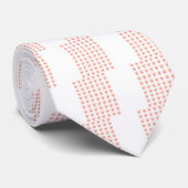 70匹のピンクのブタ ネクタイ (ロール)