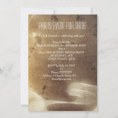 70周年セピア色シャンパングラス 招待状 (裏面)