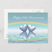 70周年プラチナハート ポストカード (正面/裏面)