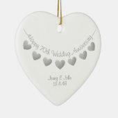 70周年プラチ結婚ナオーナメント セラミックオーナメント (右)