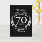 70周年プラ結婚チナ カード (黄色い花)