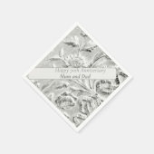 70周年版の編集可能 スタンダードカクテルナプキン (角)