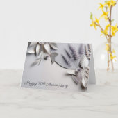 70周年結婚おめでとう カード (黄色い花)