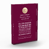 70周年結婚記念アクリルカスタムブロック フォトブロック (左)