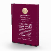 70周年結婚記念アクリルカスタムブロック フォトブロック (右)