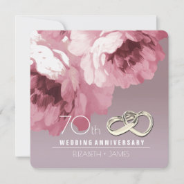 70周年結婚記念パーティー招待状 招待状