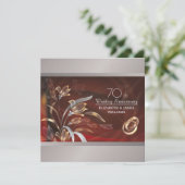 70周年結婚記念パーティー招待状 招待状 (スタンド正面)