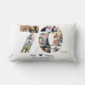 70周年結婚記念写真 ランバークッション (正面)