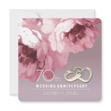 70周年結婚記念日パーティーの招待状
