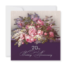 70周年結婚記念日パーティー招待状