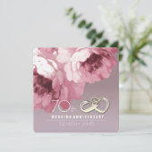 70周年結婚記念日パーティー招待状 招待状 (スタンド正面)