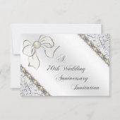 70周年結婚記念日出欠カード 出欠カード (正面)