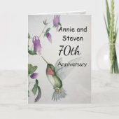 70周年結婚記念 カード (正面)