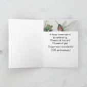 70周年結婚記念 カード (内部)
