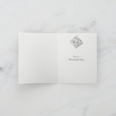 70周年記念の編集可能カード カード (内部)