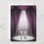 70周年記念の銀婚式 招待状 (正面)