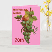 70周年記念の願い、オーダーメイド, カード (黄色い花)