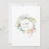 70周年記念ハートスクリプトフローラモノグラム 招待状 (裏面)