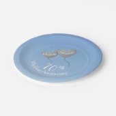 70周年記念ハート ペーパープレート (アングル)