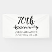70周年記念パーティーバナー 横断幕 (横)
