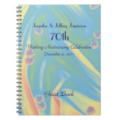 70周年記念パーティー予約ハートノート ノートブック (正面)