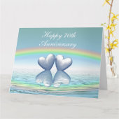 70周年記念プラチナハートビッグ・ワイド カード (黄色い花)