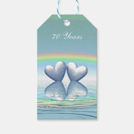 70周年記念プラチナハート ギフトタグ