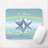 70周年記念プラチナハート マウスパッド (マウス)