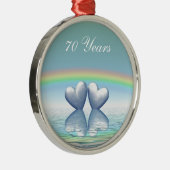 70周年記念プラチナハート メタルオーナメント (右)