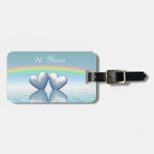 70周年記念プラチナハート ラゲッジタグ (正面横)