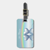 70周年記念プラチナハート ラゲッジタグ (正面縦)