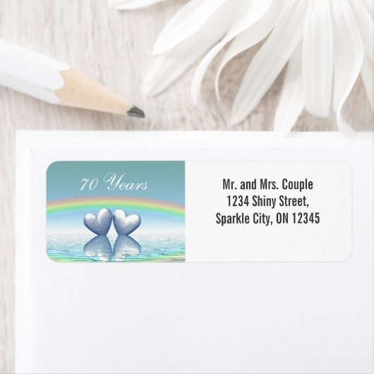 70周年記念プラチナハート ラベル (インサイチュ)