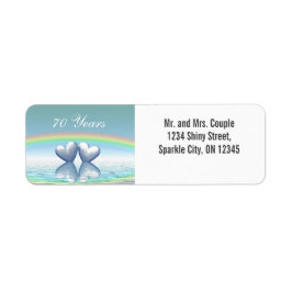 70周年記念プラチナハート ラベル