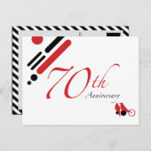 70周年記念モダン（鳥） ポストカード (正面/裏面)