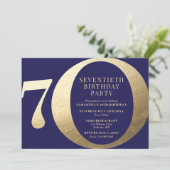 70周年記念式典招待状 招待状 (スタンド正面)