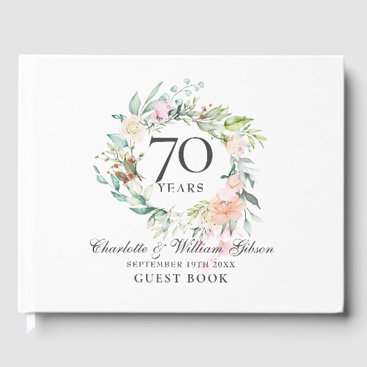 70周年記念結婚バラフローラガーランド ゲストブック (正面)