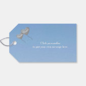 70周年記念結婚プラチナハート風船 ギフトタグ (裏面横)