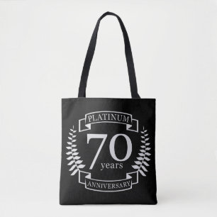 70周年記念結婚プラチナ トートバッグ