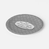 70周年記念結婚プラチナZ03 ペーパープレート (アングル)