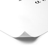 70周年記念結婚プリント ポスター (角)