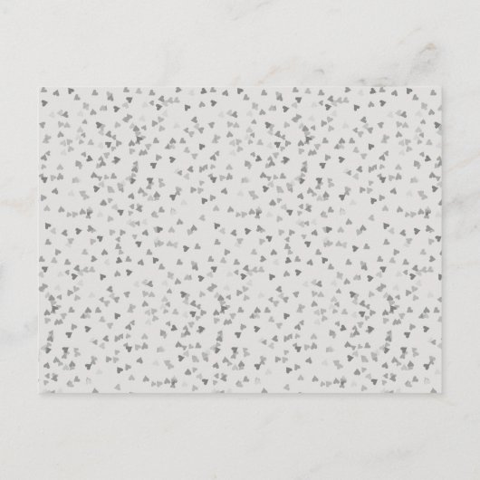 70周年記念結婚愛のハートが日付を保存 ポストカード (裏面)