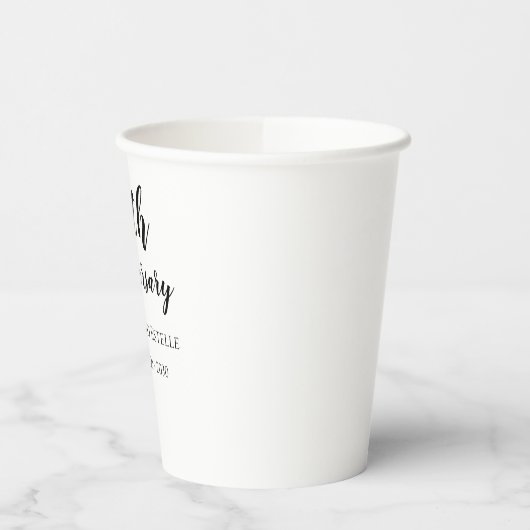 70周年記念結婚紙カップカスタム 紙コップ (左)