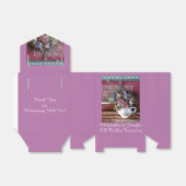 70周年記念結婚金箱ヴィンテージティーポット フェイバーボックス (折り畳みなし)