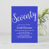 70回王室の生誕生日会 招待状 (スタンド正面)