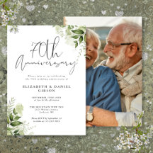 70回目の結婚記念日グリーンリーフフラワー