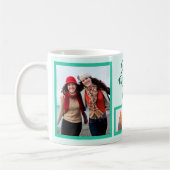 70姉妹の誕生日の写真コラージュで素晴らしい コーヒーマグカップ (左)