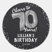 70年おめでとう！70歳の誕生日
