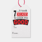 70年かけて良く見えた|70誕生日 ギフトタグ (裏面)