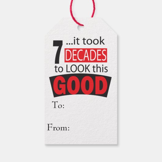 70年かけて良く見えた|70誕生日 ギフトタグ (裏面)
