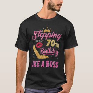 70年という誕生日を経て70ボスに入る Tシャツ